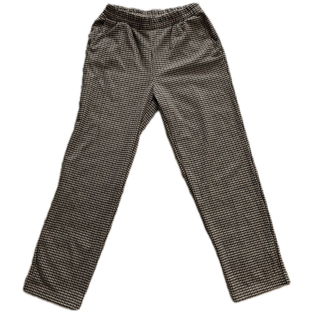 Women’s Brown Houndstooth Trousers